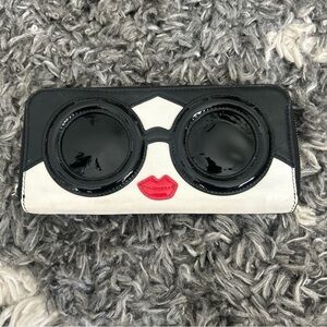Alice + Olivia Stace Face Patent Leather Long Wallet